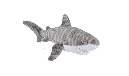 Wild Republic Cuddlekins Eco Mini Tiger Shark, Stuffed Animal, 8 Inches, Plush Toy, Fill is Spun Recycled Water Bottles, Eco Friendly