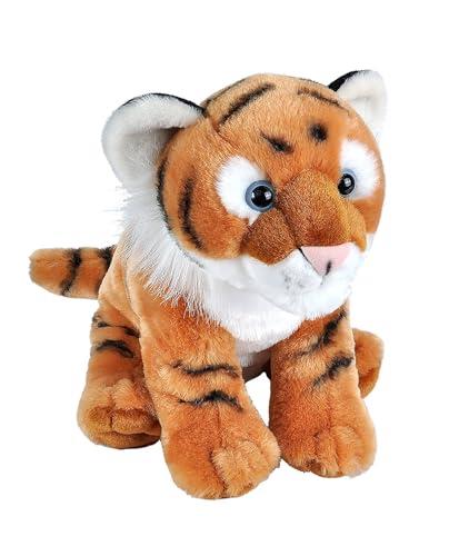 Wild Republic Cuddlekins Eco Tiger Cub, Stuffed Animal, 12 Inches, Plush Toy, Fill is Spun Recycled Water Bottles, Eco Friendly
