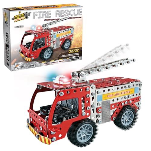 Construct IT Fire Rescue Emergency Response DIY Construction Toy 292-Pieces Set