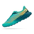 Hoka One Women's Speedgoat 5 Running Shoes, Deep Teal Water Garden, 8.5 US