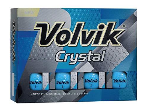 Volvik Crystal 3 pc Golf Balls, Green