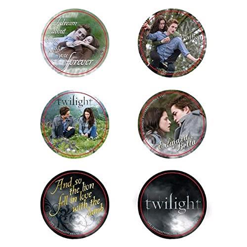 NECA Twilight - Style E Edward and Bella Pin 6-Pieces Set