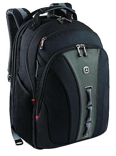 Wenger 600631 Legacy 16" Laptop Backpack, Black, Grey, 45 Centimeters