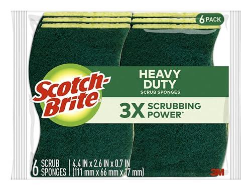 Scotch-Brite Heavy Duty Scrub Sponge, 6 Count