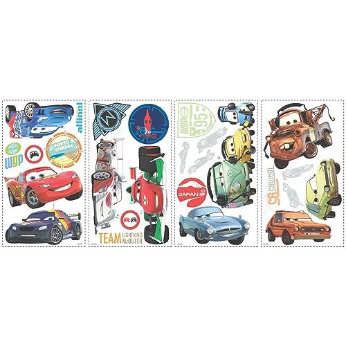 RoomMates Disney Cars 2 Peel and Stick Wall Decal, Multicolour