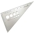 Ludwig Precision 10" 30-60-90-Degree Aluminum Drafting Triangle, 83010