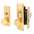 Segal Wrought Solid Brass Entrance Mortise Lockset with 2-1/2" Backset, SE 26000