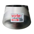 VORTEX (IN) DIRECT HEAT Vortex Small (in) Direct Cooking Charcoal Grill BBQ Accessory Cone 18.5 22.5 Weber Smokey Mountain Wsm Small - Stainless - Original - USA Made -Genuine Sm Size