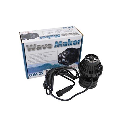 Jebao OW-25 Wavemaker 185-2245 GPH with Controller and Magnet Mount,Black