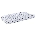 Disney Mickey Mouse Hello World Star/Icon Super Soft Changing Pad Cover, Navy, White