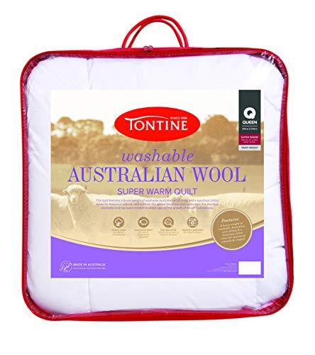 Tontine Super Warm Washable Australian Wool Quilt, Double
