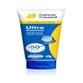 Cancer Council Ultra SPF 50+ Sunscreen 250ml Tube - Cancer Council Sunscreen with 4Hr Water Resistance, Broad Spectrum UVA/UVB for Kids & Adults, Australian Made, Supports Cancer Research