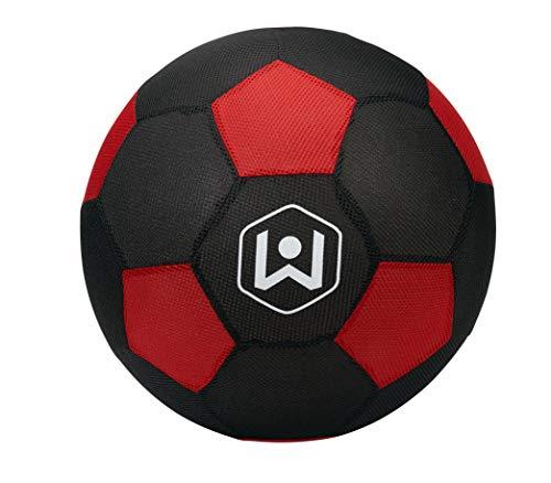 Wicked Big Sports Soccer Ball-Supersized Soccer Ball Outdoor Sport Tailgate Backyard Beach Game Fun for All, One Size, Red