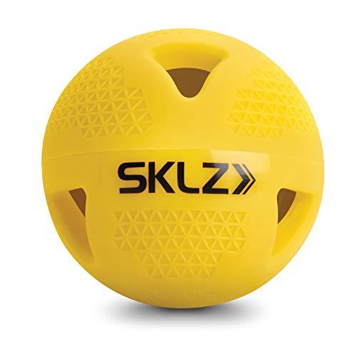 SKLZ Weighted Training Baseball, Official Baseball Size, Limited-Flight & High-Impact, Yellow, Pack of 6, 212684