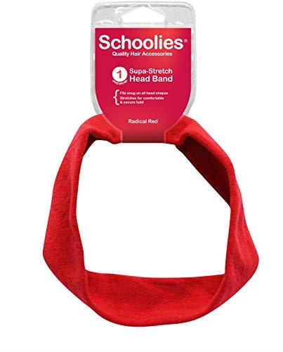 Schoolies Hair Accessories Headband, Radical Red