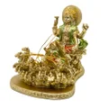 Hindu God Lord Surya Statue - India Home Temple Mandir Puja Idol Murti Pooja Item - Indian Diwali Holi Item Religious Handicraft Figurine