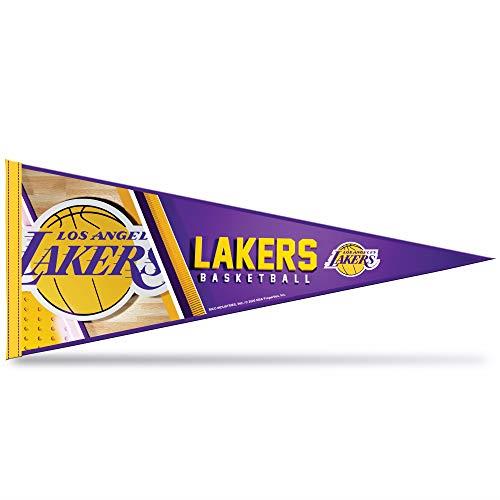 Rico Industries NBA Los Angeles Lakers Soft Felt Pennant, 12 x 30-inches