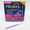 Piksters Interdental Brushes (35 Pack, Size 1 (Purple))