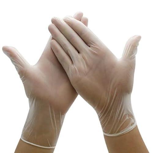 Vinyl Clear Powder Free Gloves - Large