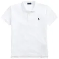 Polo RL Women's Classic Fit Mesh Pony Shirt, Perfect White., X-Small