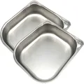 Cat Mate Stainless Steel Bowl Inserts x 2 for Cat Mate C100 and C200 Automatic Feeders (Feeder Not Included)