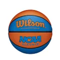 Wilson NCAA Elevate Basketball, Royal/Orange, Size 5