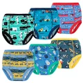 MooMoo Baby Potty Training Pants Absorbent Vehicle Training Pants for Toddler Boys 6 Packs 2T