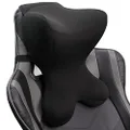 Newsty Car Neck Pillow for Driving Seat Memory Foam Car headrest Pillow with Adjustable Strap Removable Cover Ergonomic Design Neck Support for Car, Office Chair, Gaming Chair Thoughtful Gift(Black)