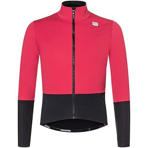 Sportful Men's Total Comfort Jacket, Red Ruby Black, XX-Large