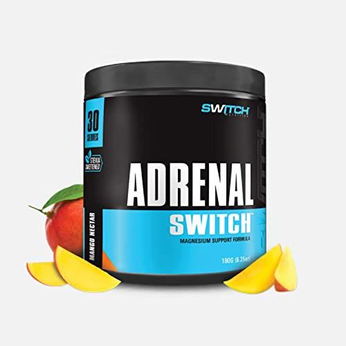 Switch Nutrition Adrenal Switch Mango Nectar Magnesium Support Formula 180 g, Yellow