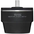 Stanley Quencher H2.0 FlowState Stainless Steel Vacuum Insulated Tumbler with Lid and Straw for Water, Iced Tea or Coffee, Smoothie and More, Black, 14 oz