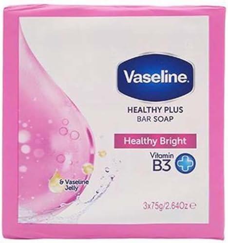 Vaseline Healthy Bright Skin Soap Bar 75 g (Pack of 3)