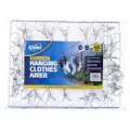 Xtra Kleen 40 Peg Stainless Steel Airer Hanging, 36 cm x 28 cm Size