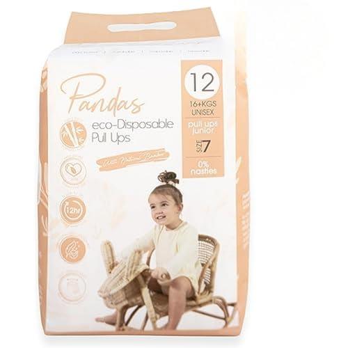 Luvme Pandas Disposable Pull Ups Nappies for 16 kg+ (Pack of 12)