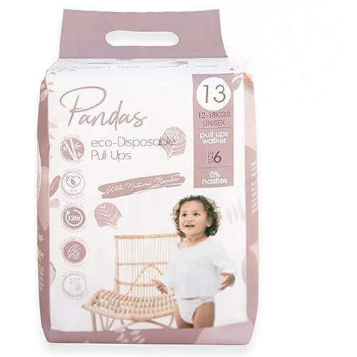 Luvme Pandas Disposable Pull Ups Nappies for 12-18 kg (Pack of 13)