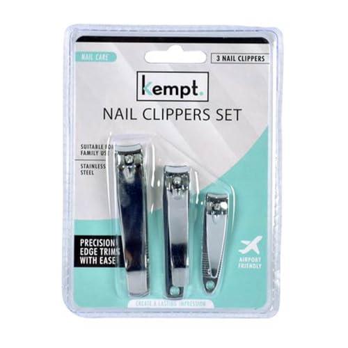 Kempt Nail Clippers 3-Pieces Set