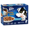 Felix Adult As Good As It Looks Gravy Lover Fish Selection Wet Cat Food, 60x85g