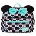 Loungefly Disney Mickey and Minnie Date Diner AOP Nylon Backpack