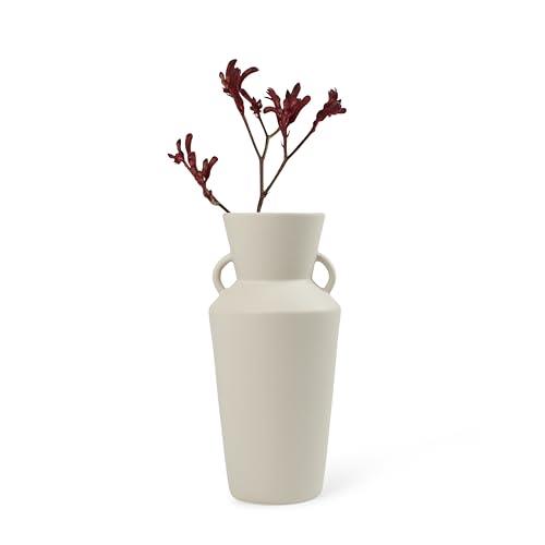 salt&pepper Koen Vase, 18 cm x 18 cm, Warm Grey
