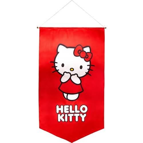 Ikon Collectables Hello Kitty Banner, Red