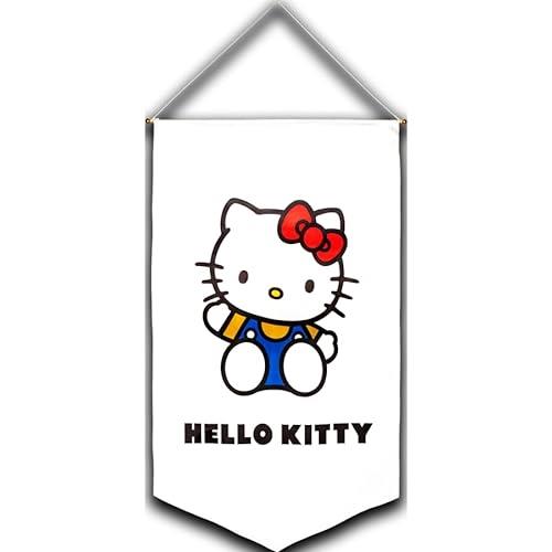 Ikon Collectables Hello Kitty Banner, White