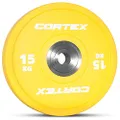Cortex 15kg Competition PU Olympic Plate, 50 mm
