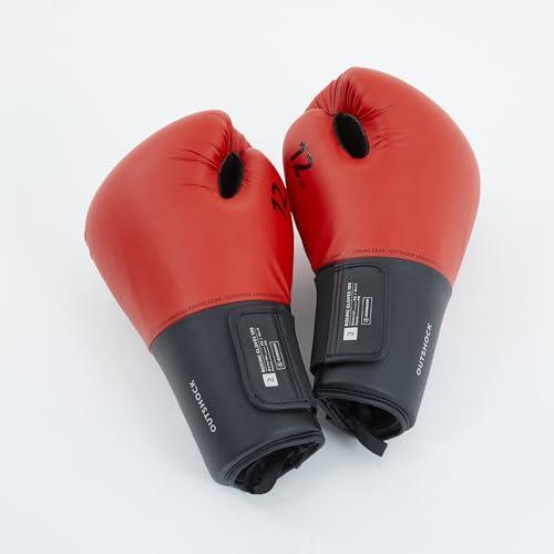 Decathlon - 100 Boxing Gloves - Cherry Red - Size 12 Oz