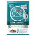 PURINA ONE® Adult Coat and Hairball with Chicken in Gravy Wet Pouch 12x70g