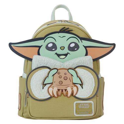 Loungefly Star Wars Mandalorian Grogu and Crabs Cosplay Mini Backpack