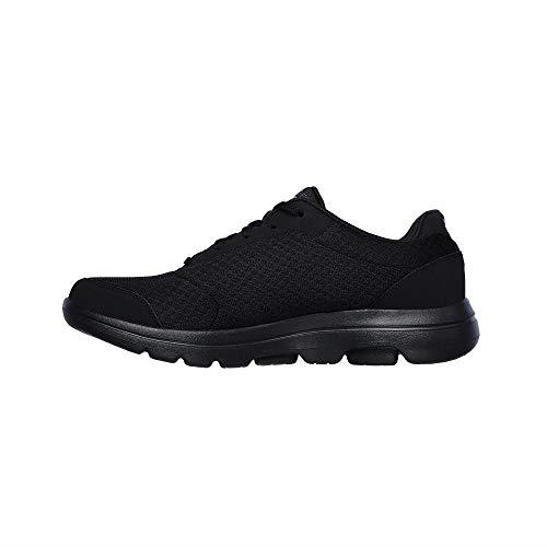 Skechers Men's GO WALK 5 - QUALIFY Casual Walking Shoe Black/Black 11.5 US