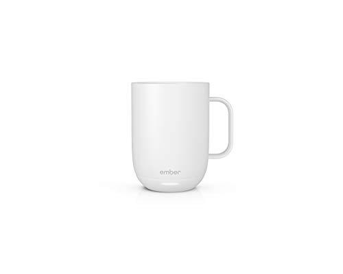 Ember New Temperature-Control Smart Mug 2, 14 oz, White, 90 min. Battery Life - App-Controlled Heated Coffee Mug - New & Improved Design