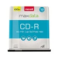 Maxell 648200 CD-R 700 100PC Recordable Discs 48X 700MB 80 Min Spindle 100 Pk