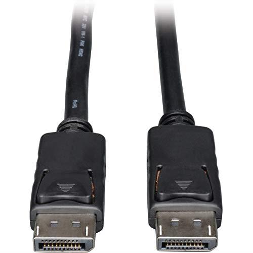 Tripp Lite DisplayPort Cable with Latches (M/M), DP to DP, 4K x 2K, 1-ft. (P580-001)