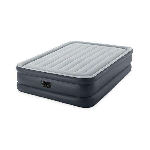 Intex Dura-Beam Standard Series Essential Rest Airbed with Built-in Electric Pump Queen